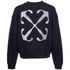 Off White Lunar Arrow Skate Fit Black Sweatshirt